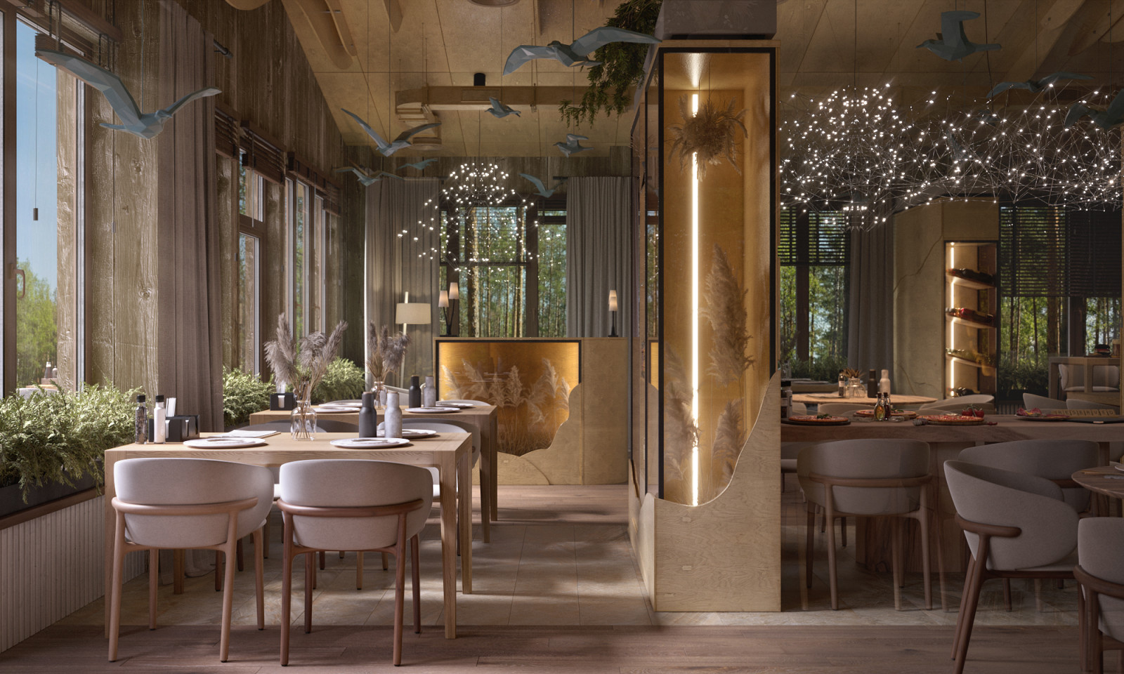 Лесная ривьера, Дюны