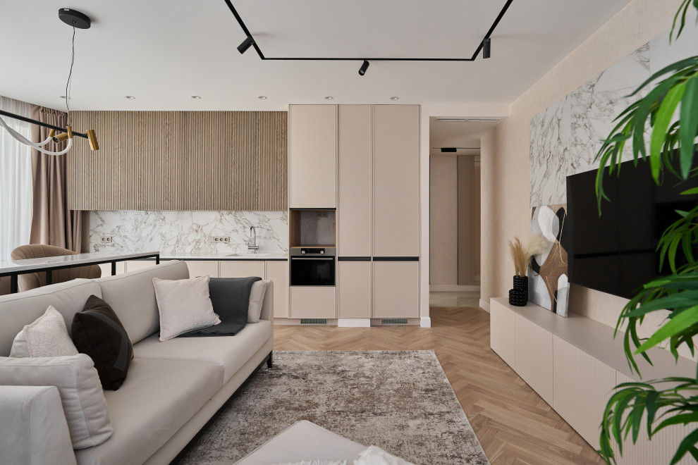 Евро 4к квартира 131 кв.м в ЖК "SKY HOUSE"