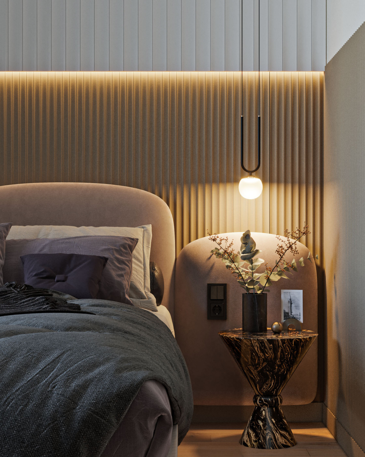 Теплый проект квартиры на севере