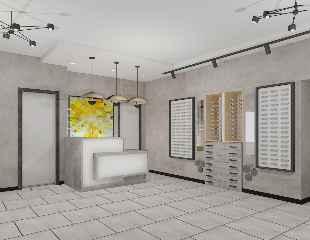 Дизайн проект салона оптики