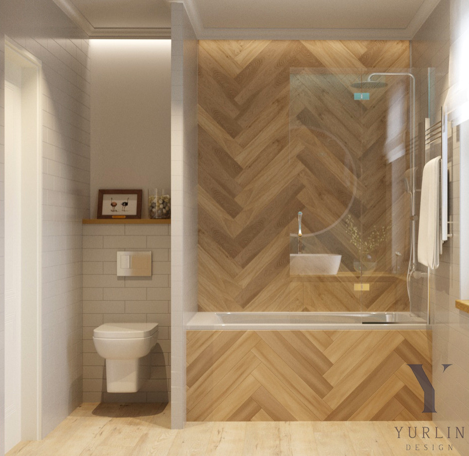 Дизайн проект кухни, гостиной и санузла