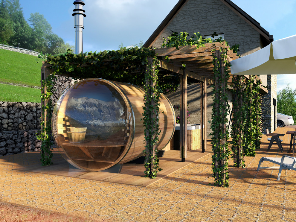 Visualization of Summer house in Pradebon, Italy