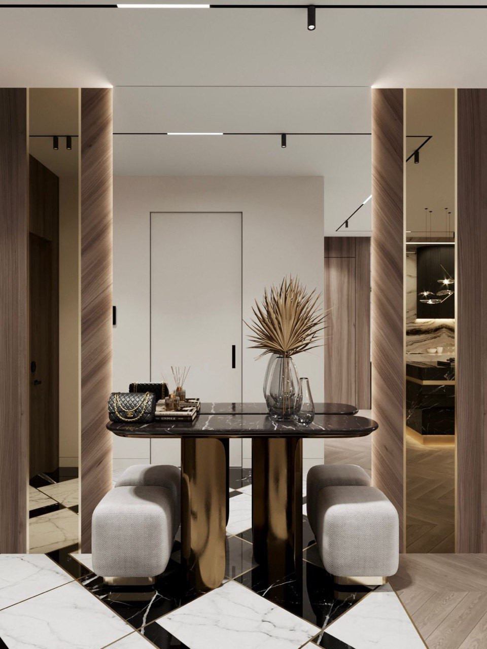 Гармония контрастов в городской квартире