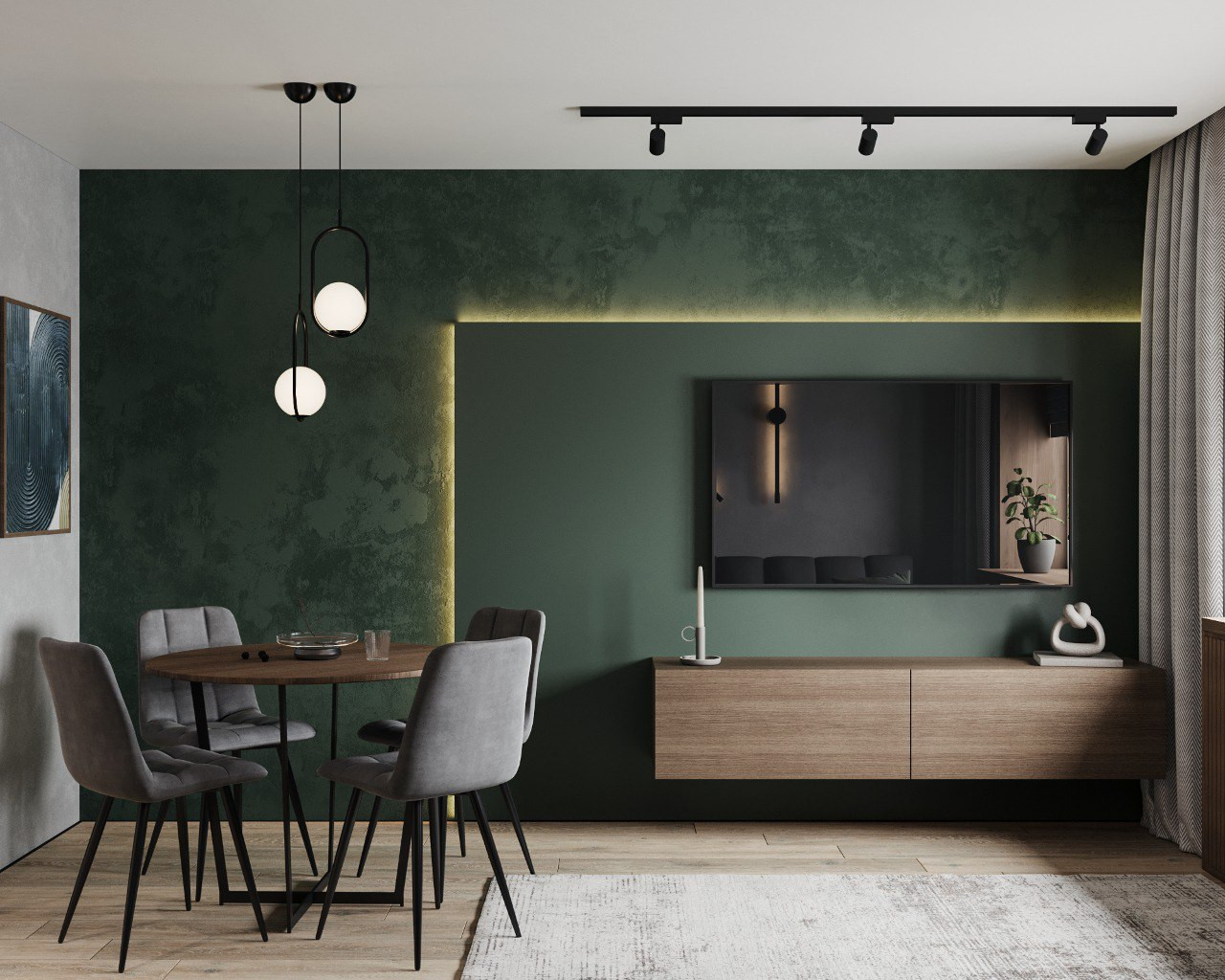 Дизайн двухкомнатной квартиры в ЖК Елизаровский