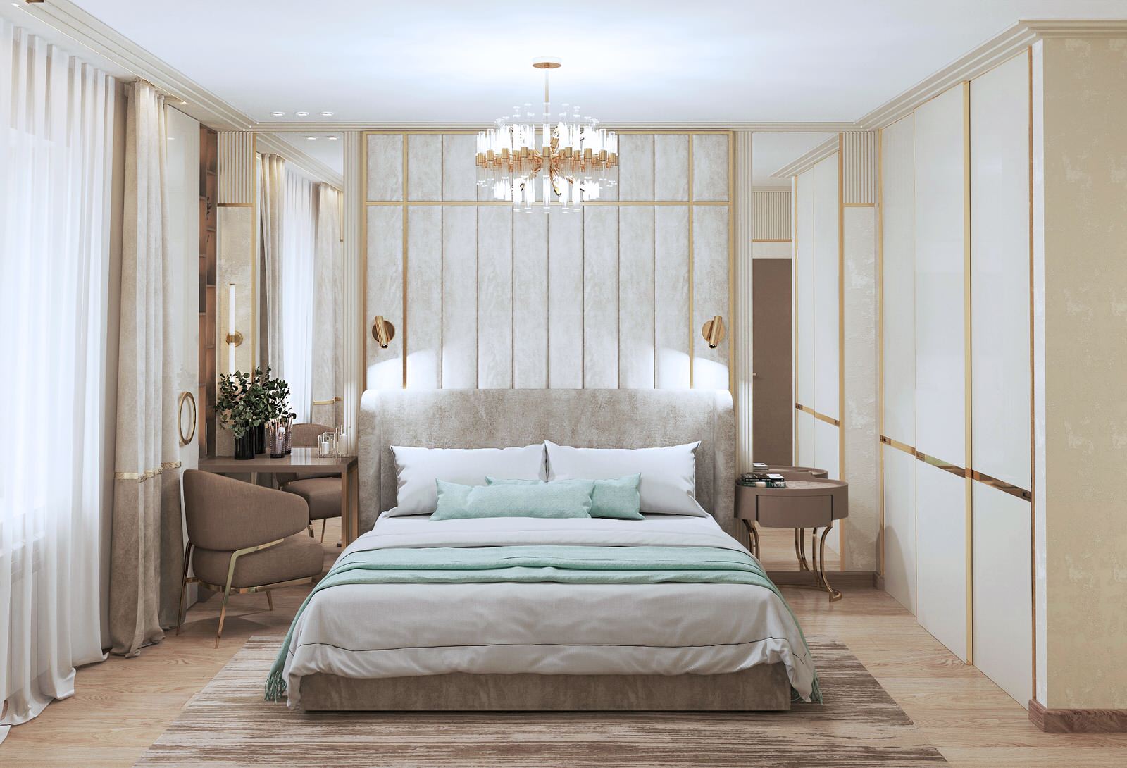 Спальня в частном доме