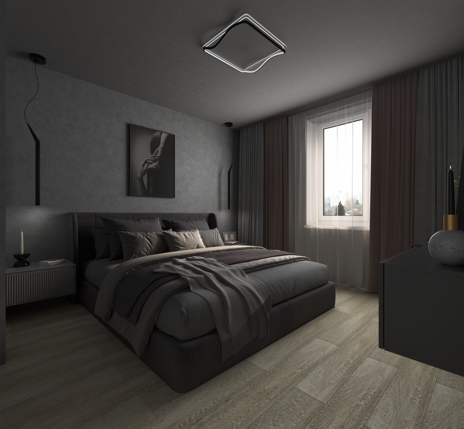 Квартира потемнее