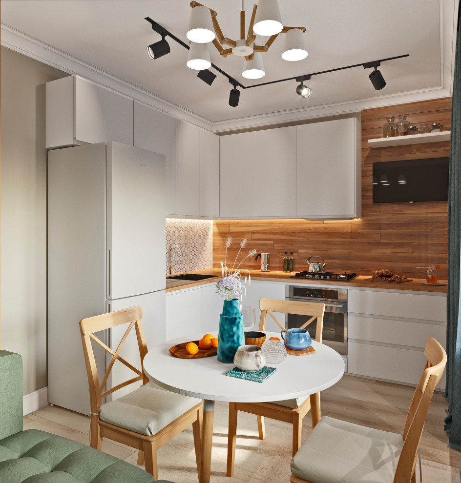 Дизайн двухкомнатной квартиры в скандинавском стиле