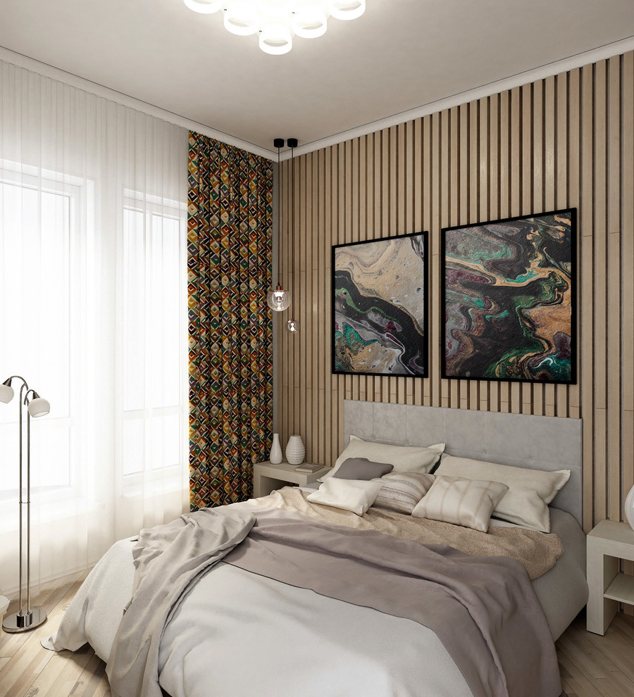 Евродвушка в скандинавском стиле в ЖК "Мещерский лес"