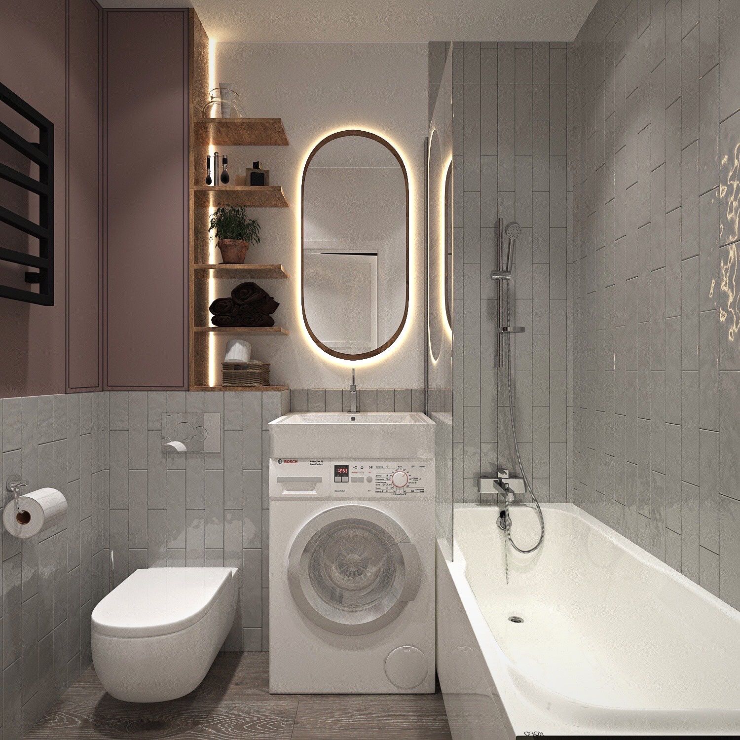 Дизайн проект квартиры 30 кв. м.