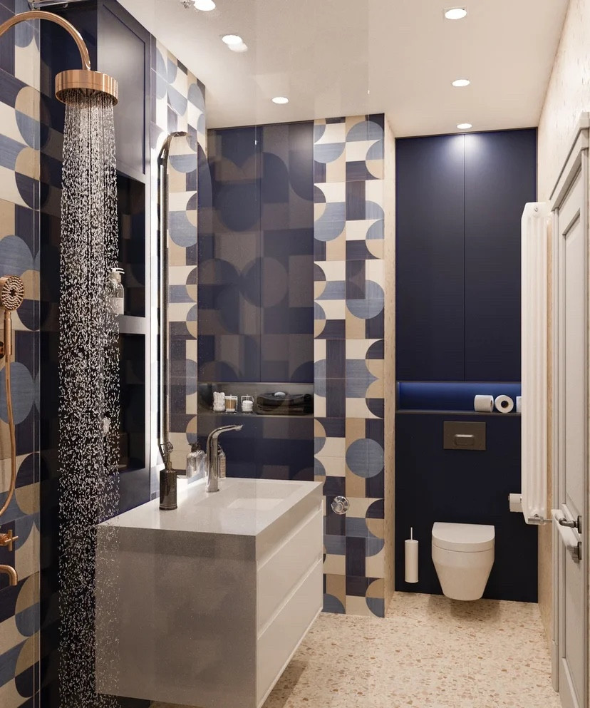 Обложка проекта: Санузел в частном доме