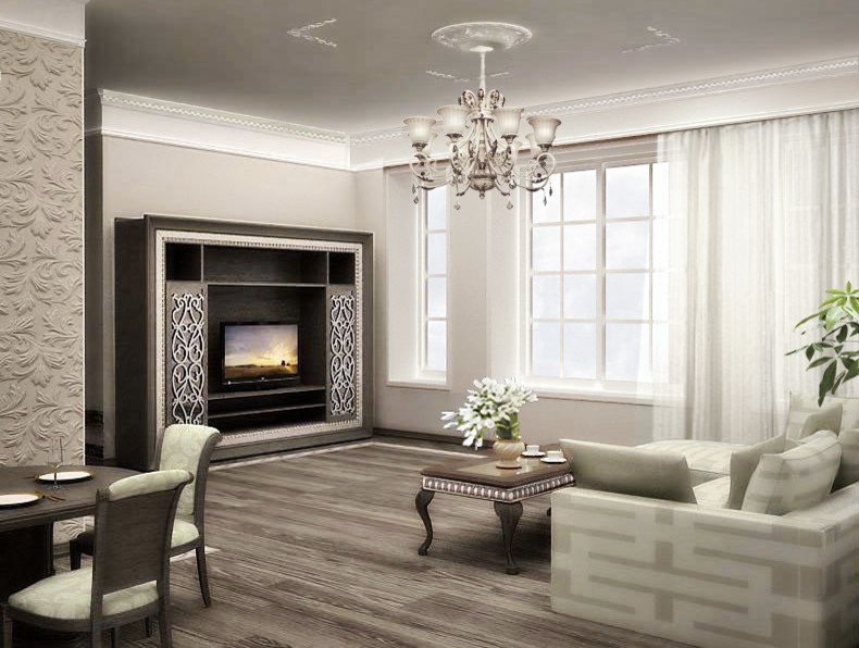 Гостиная-столовая