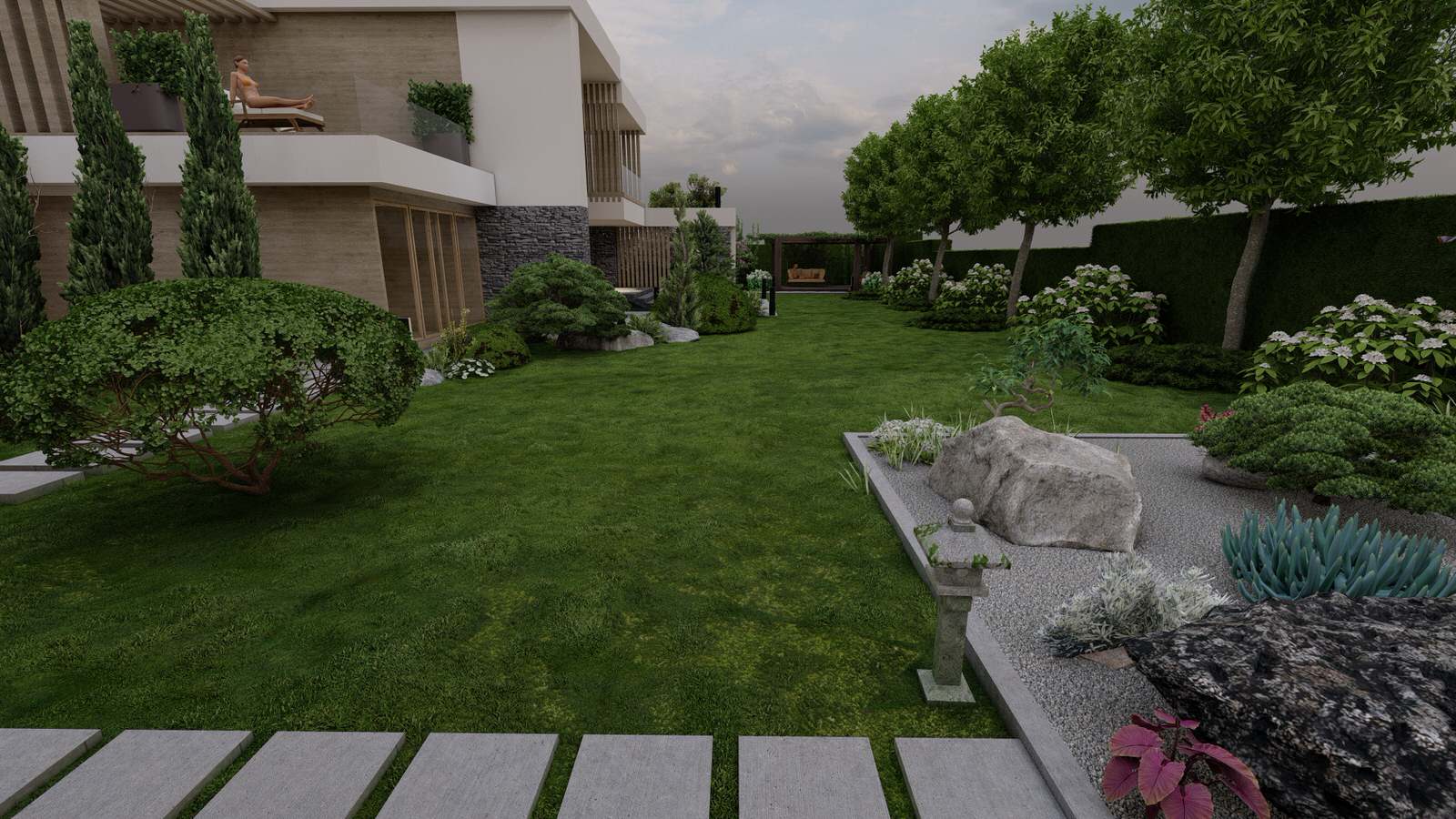 Сад "Многоликий". КП Райт Вилладж