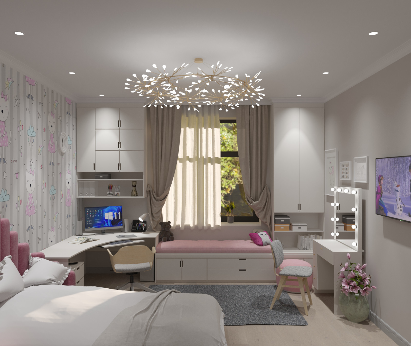 Вид от двери