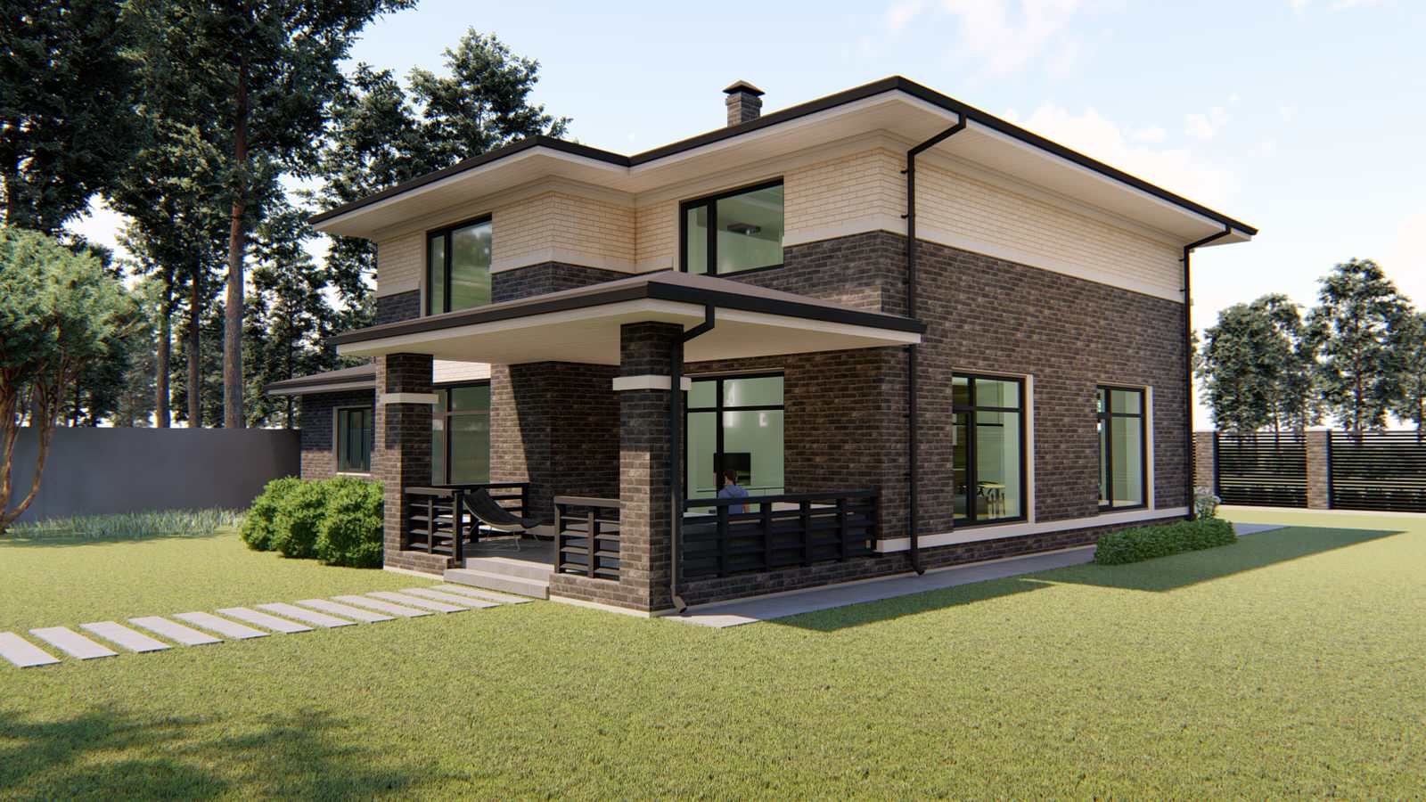 Проект коттеджа в г. Новосибирск