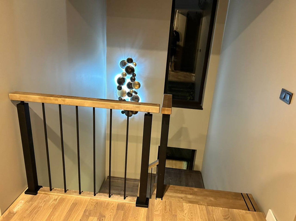 Лестница на 4х косоурах