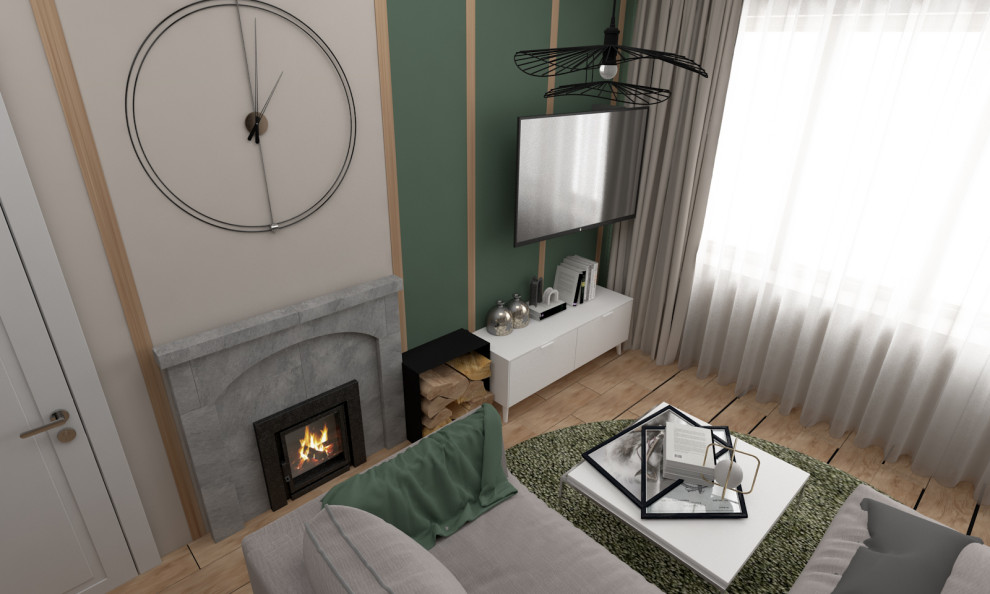 Гостиная (красиво зеленый)