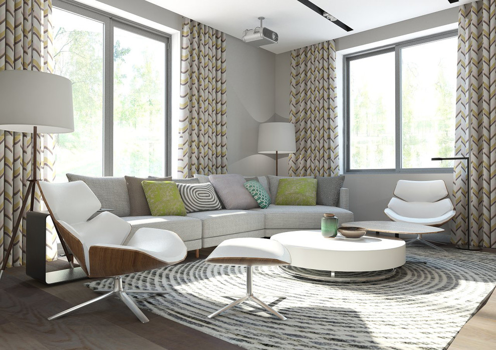 Дизайн современной гостиной