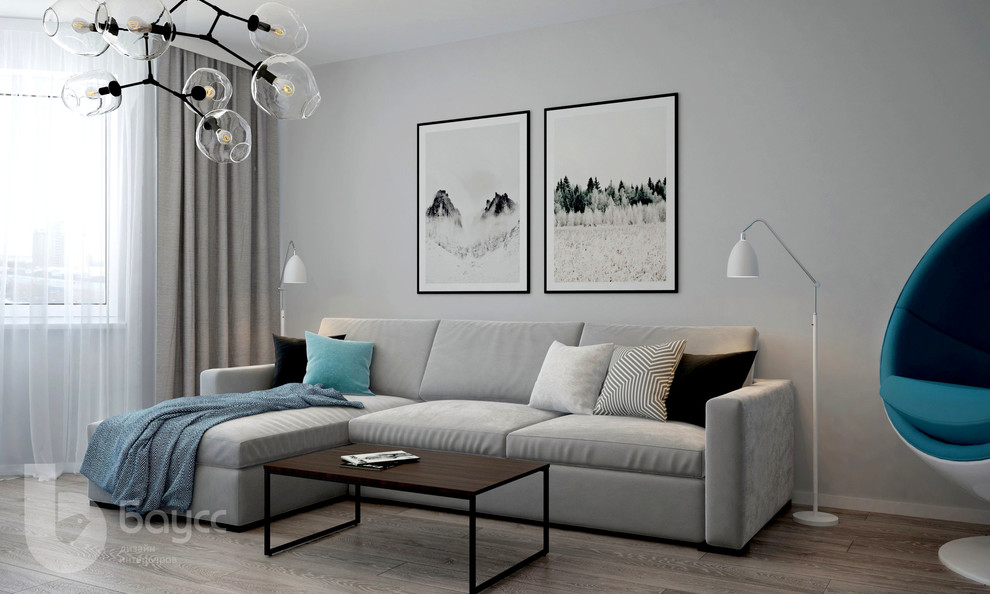 Обложка проекта: Проект "СДЕРЖАННЫЙ". Квартира 95 кв. м