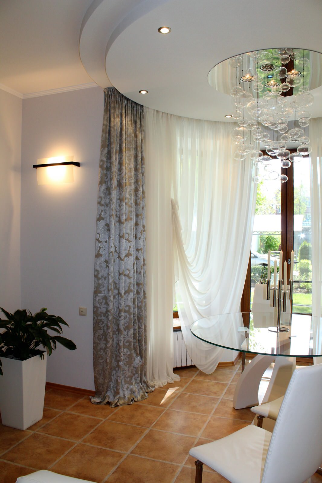 Эркерное окно с выходом на терассу