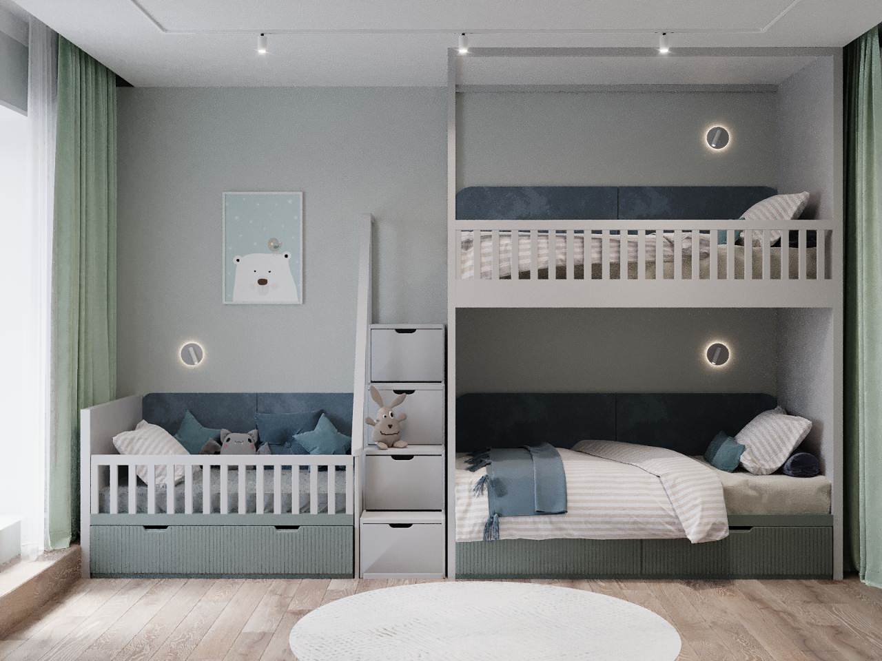 Детская для троих