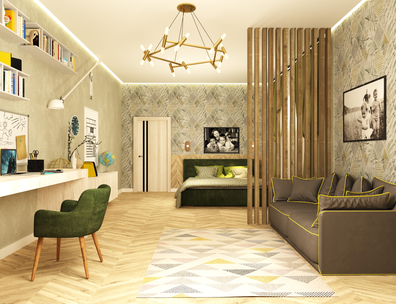 Обложка проекта: Гостевая спальня 42 кв м г.Ишим