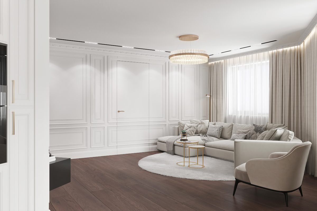 Проект квартиры 130 кв.м. 2021г.