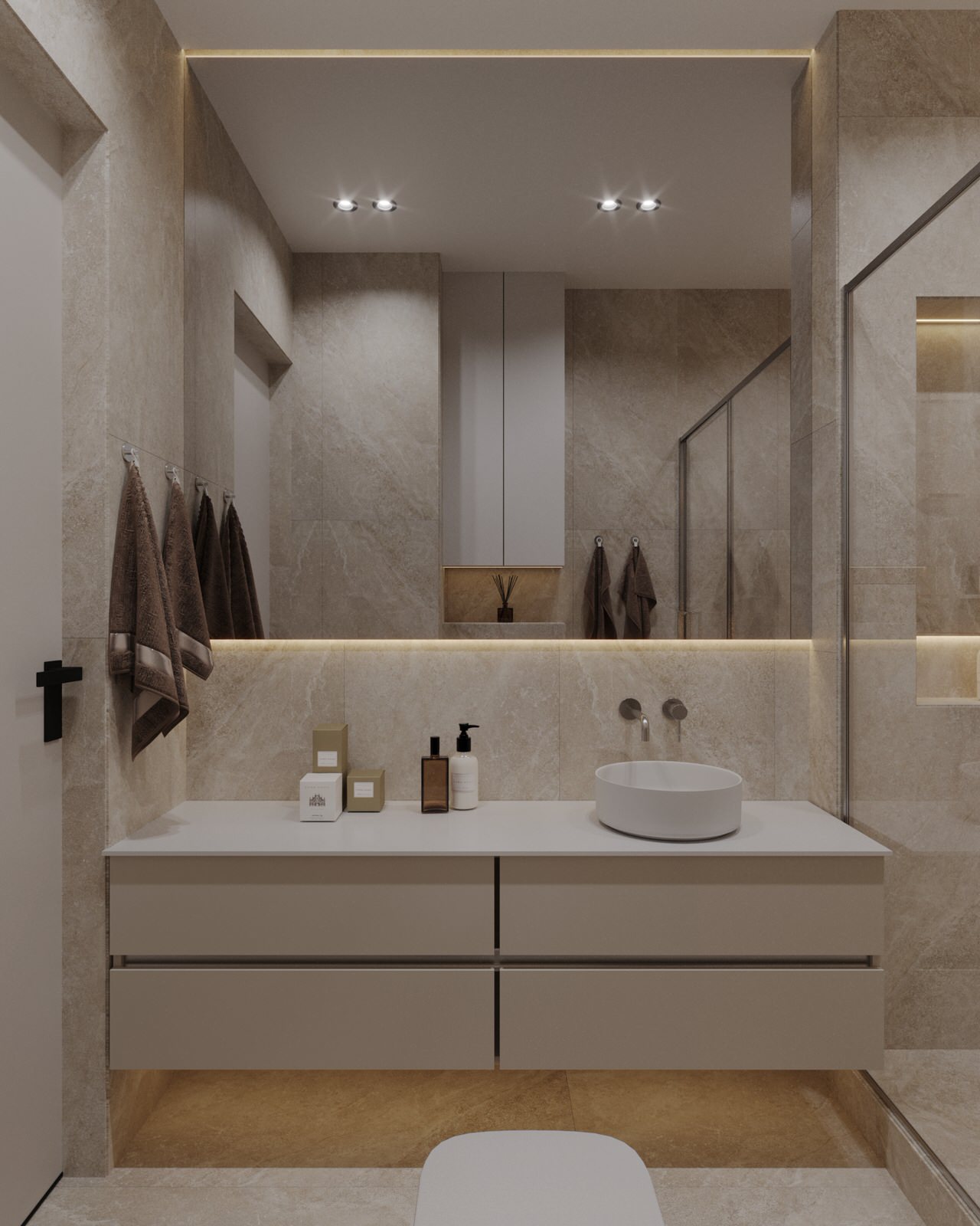 Двухкомнатная квартира с современным дизайном