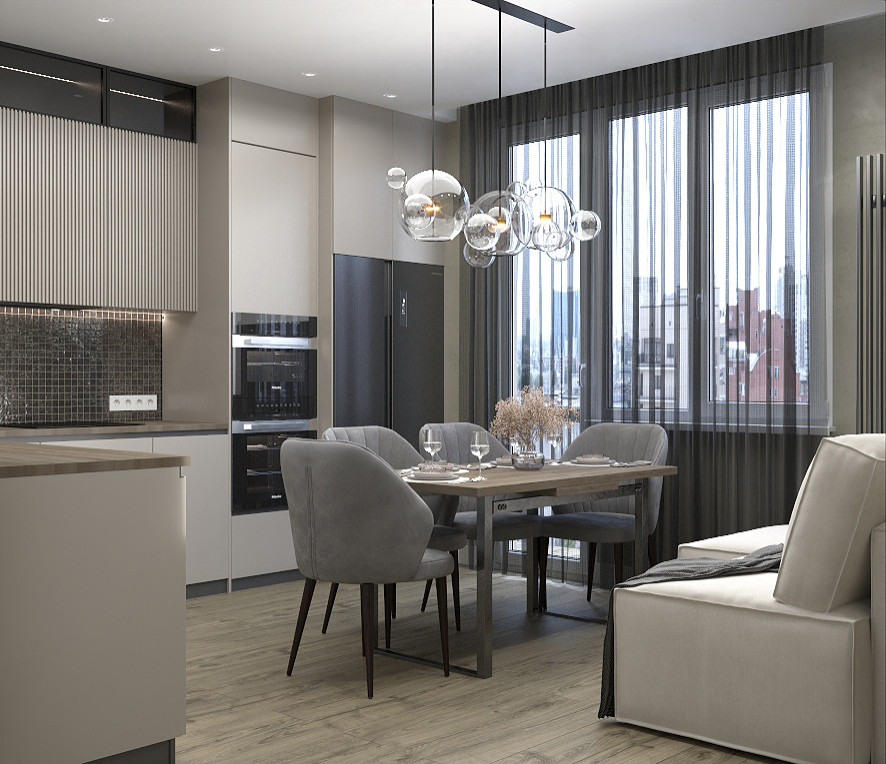 Квартира в современном стиле для молодой семьи