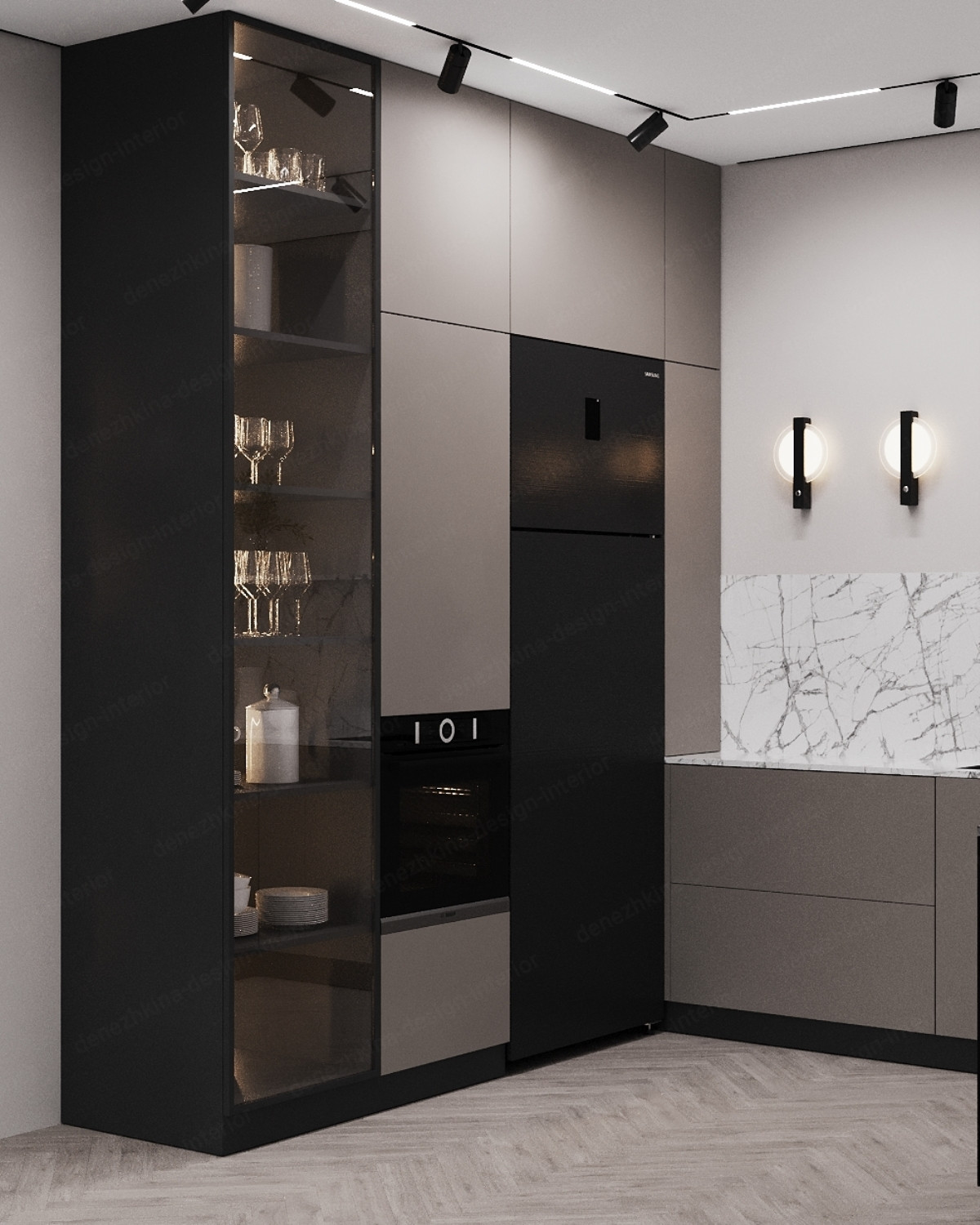 Дизайн проект 3 комнатной квартиры - ЖК Западный порт №2