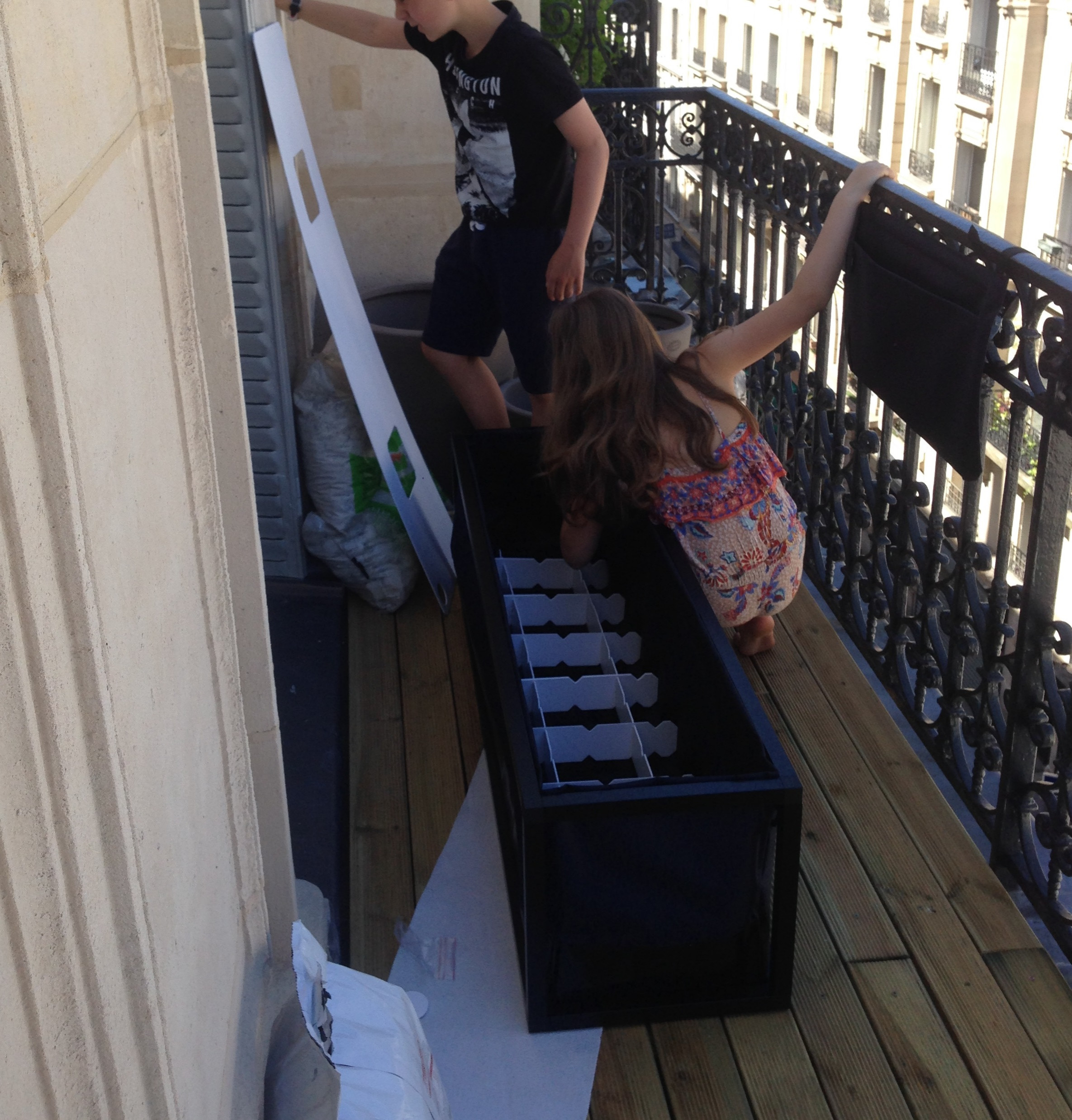 До и после: Балкон в Париже, где выращивают помидоры и мяту