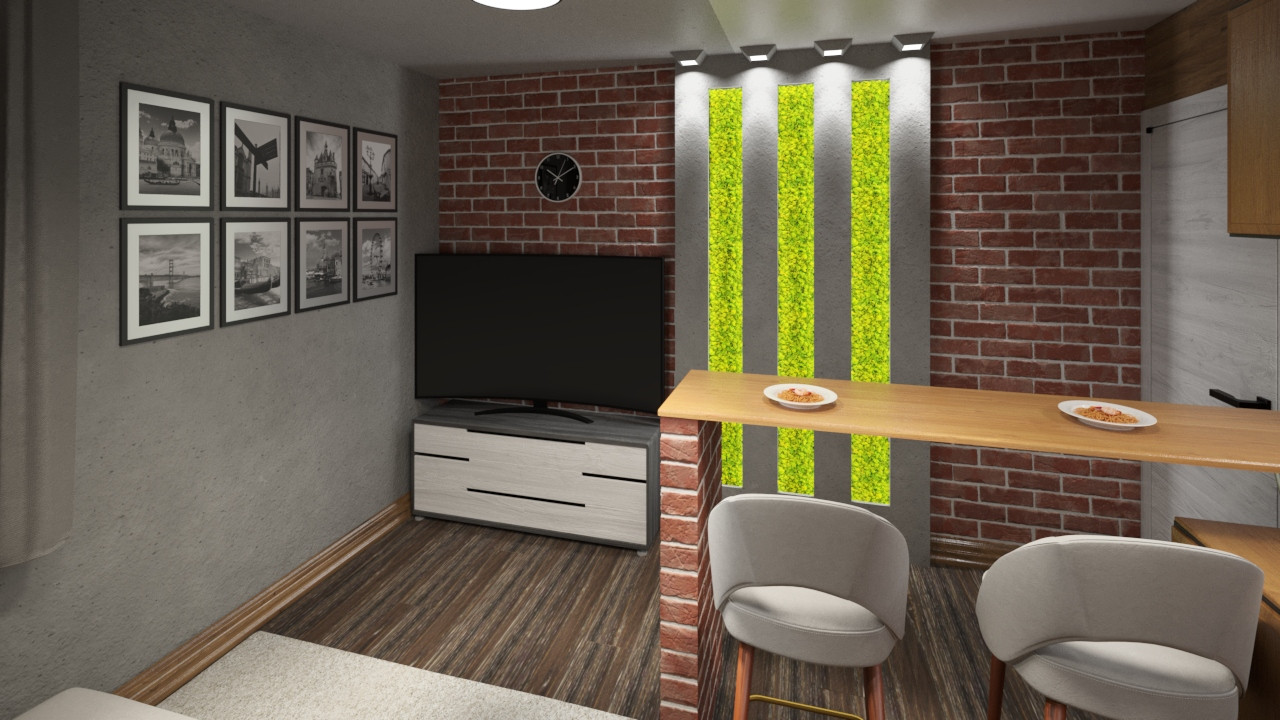 Кухня-гостиная