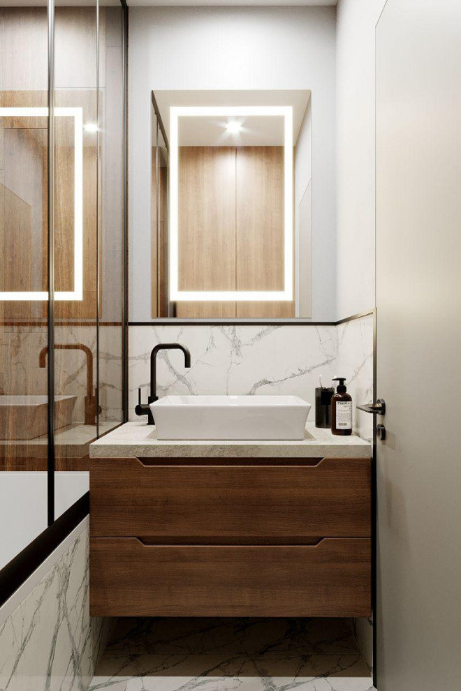 Обложка проекта: Лаконичный интерьер на улице Тимошенко