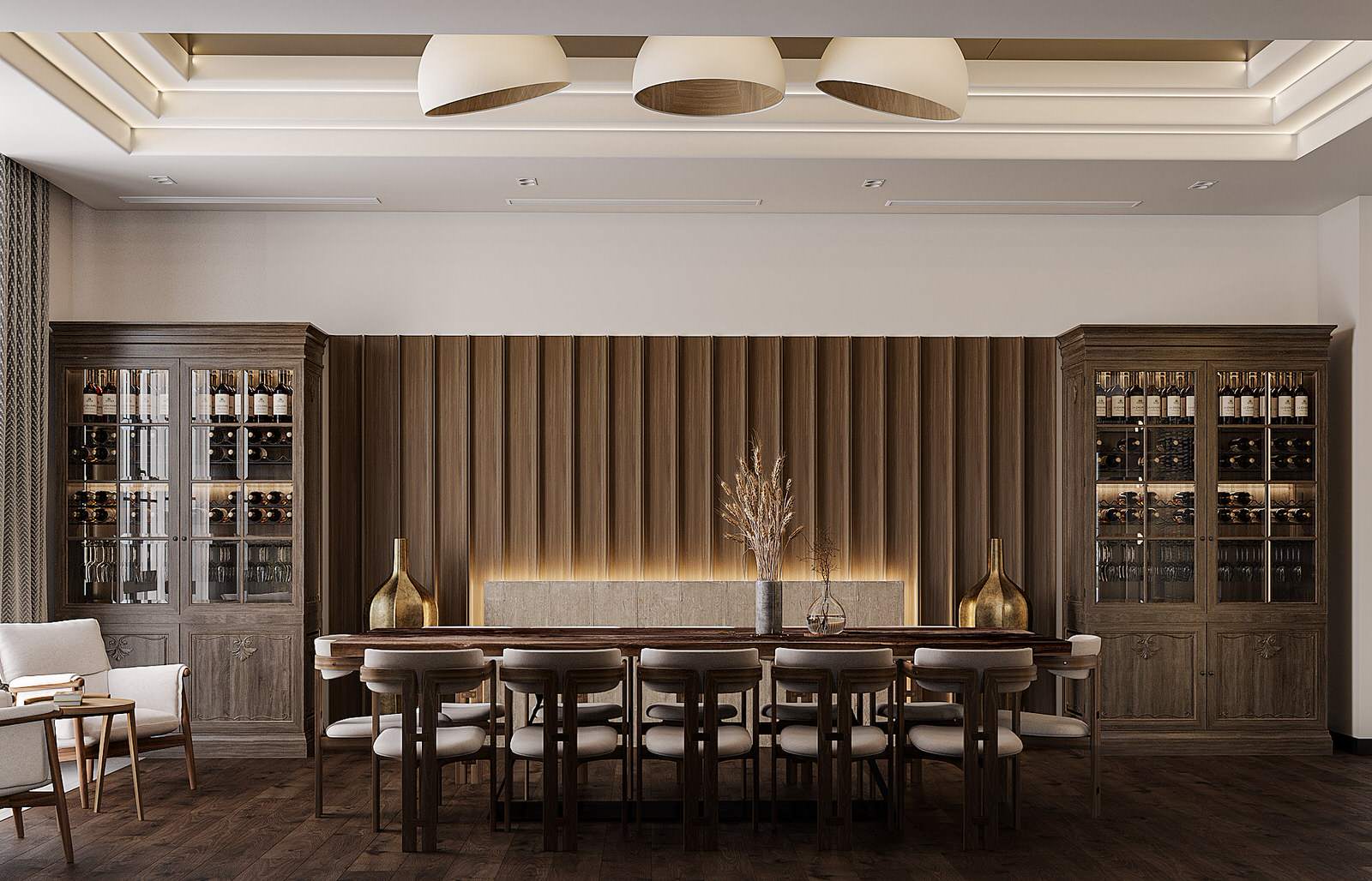 Interior with Wooden Elements