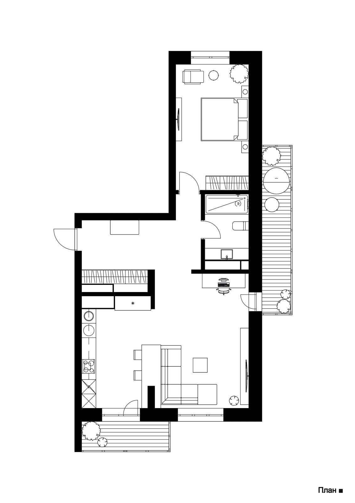 Дизайн интерьера квартиры в Казани