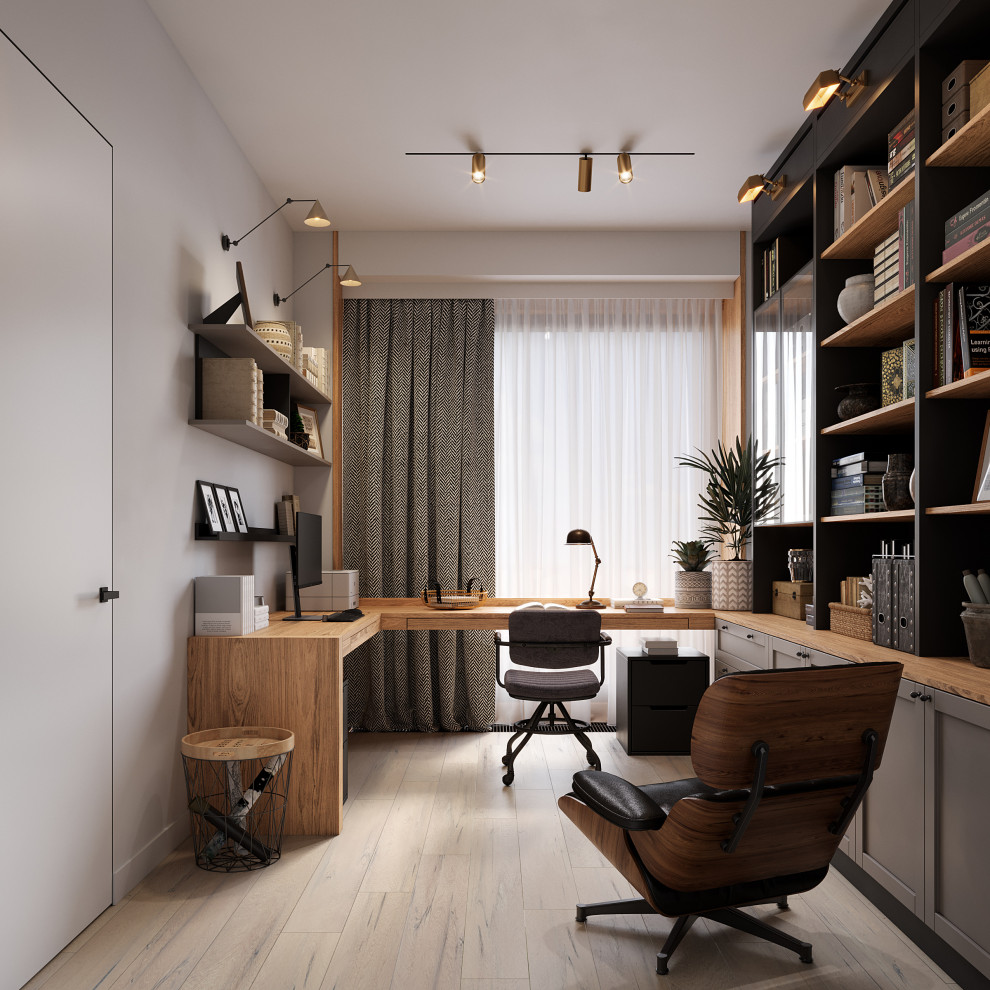 Квартира с зелеными акцентами