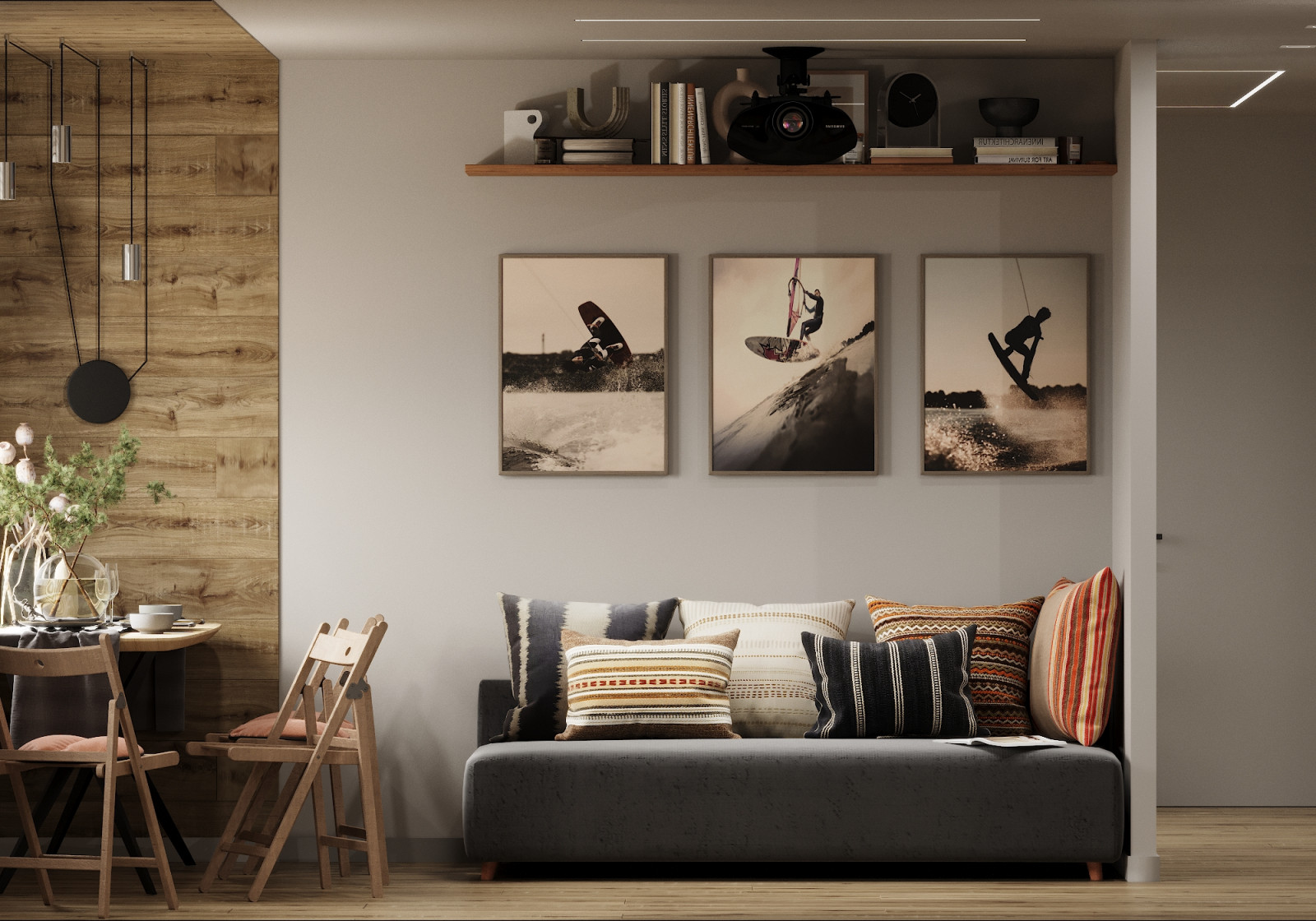 "Прикоснись к природе", квартира в Москве, 68 м2