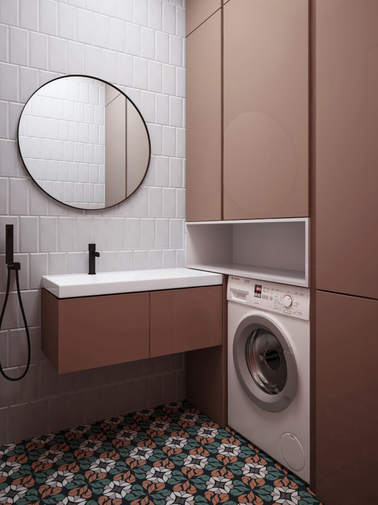 Обложка проекта: Трехкомнатная квартира с огоньком