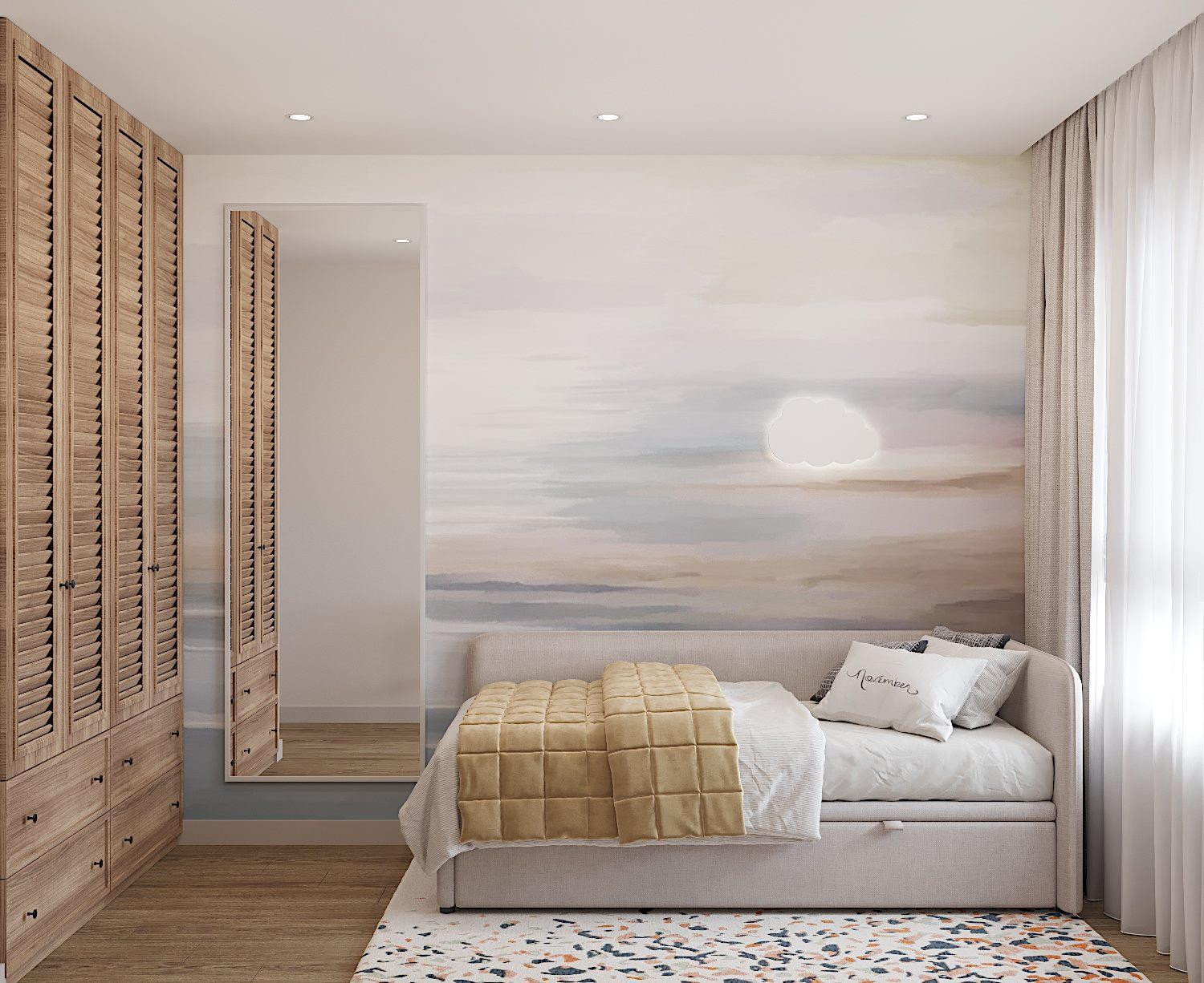 Яркая эклектичная квартира 85м2 в Новороссийске