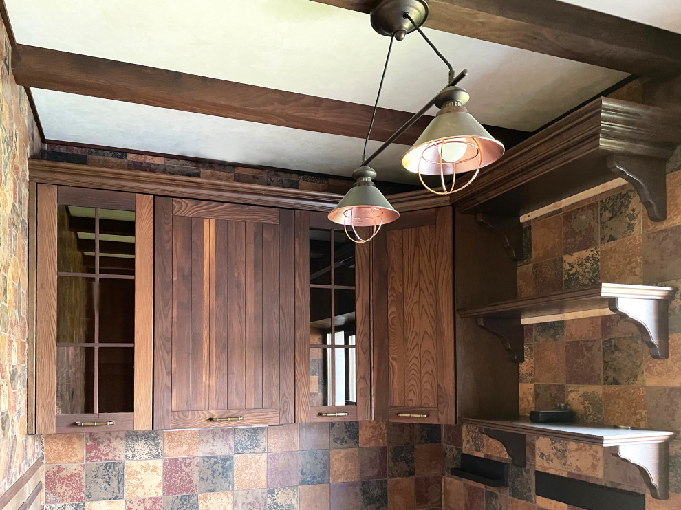 ЗАГОРОДНЫЙ ДОМ В СТИЛЕ "СТАРОЙ АНГЛИИ" _ФРАГМЕНТЫ РЕАЛИЗАЦИИ