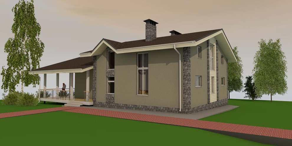 Шале с террасой