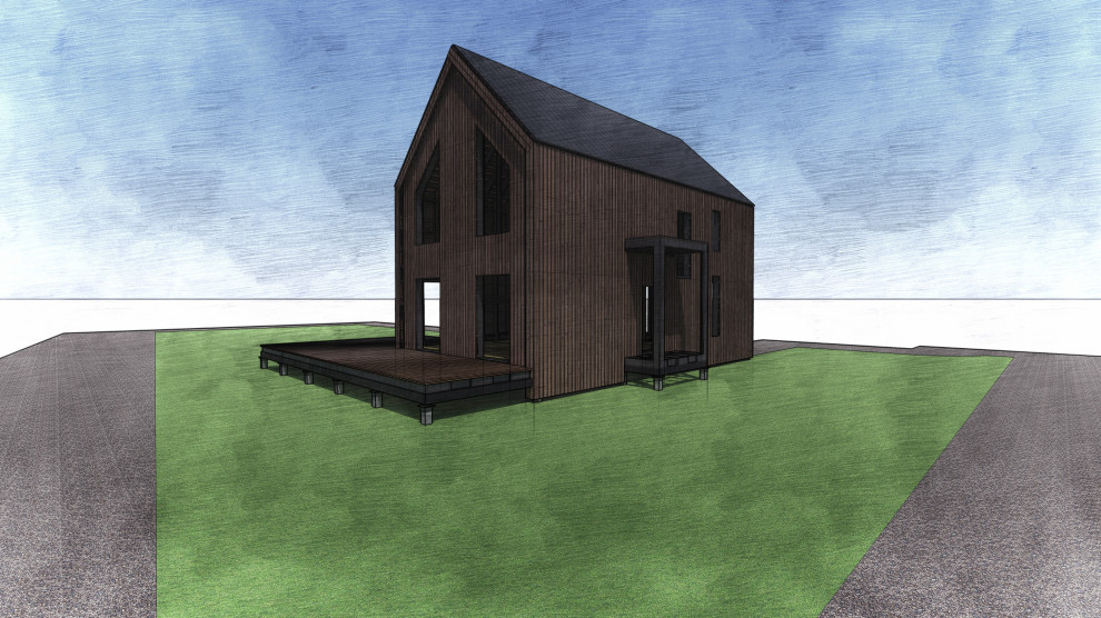 Барн около реки