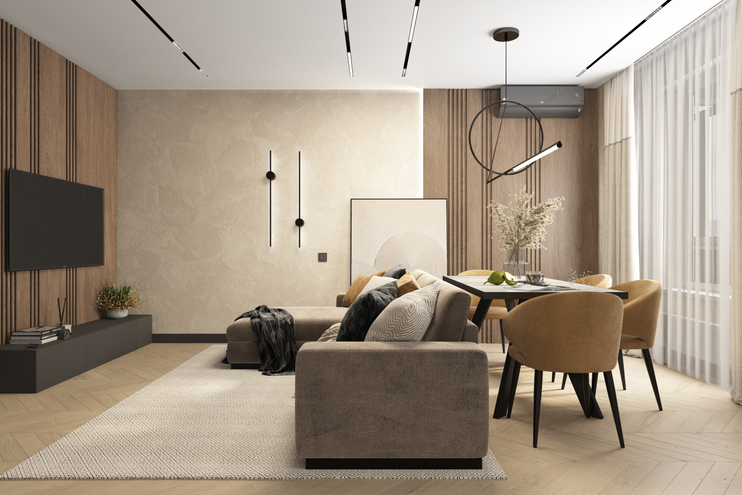 Проект 4-комнатной квартиры в Москве