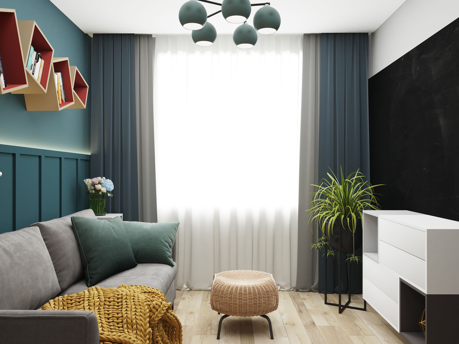 2-комн. квартира для пары в Бабяково, в ЖК Зелёный квартал