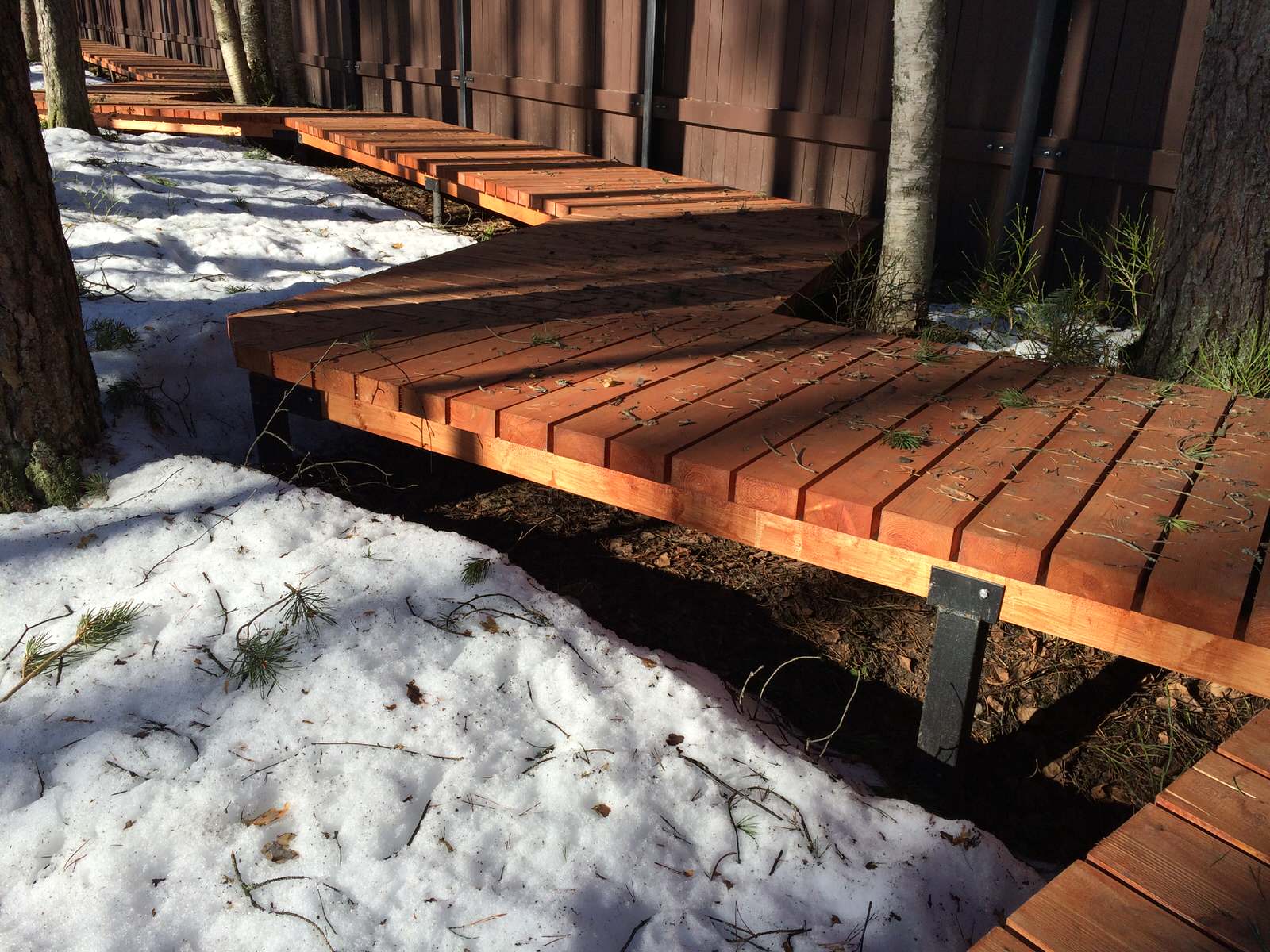 Деревянный настил