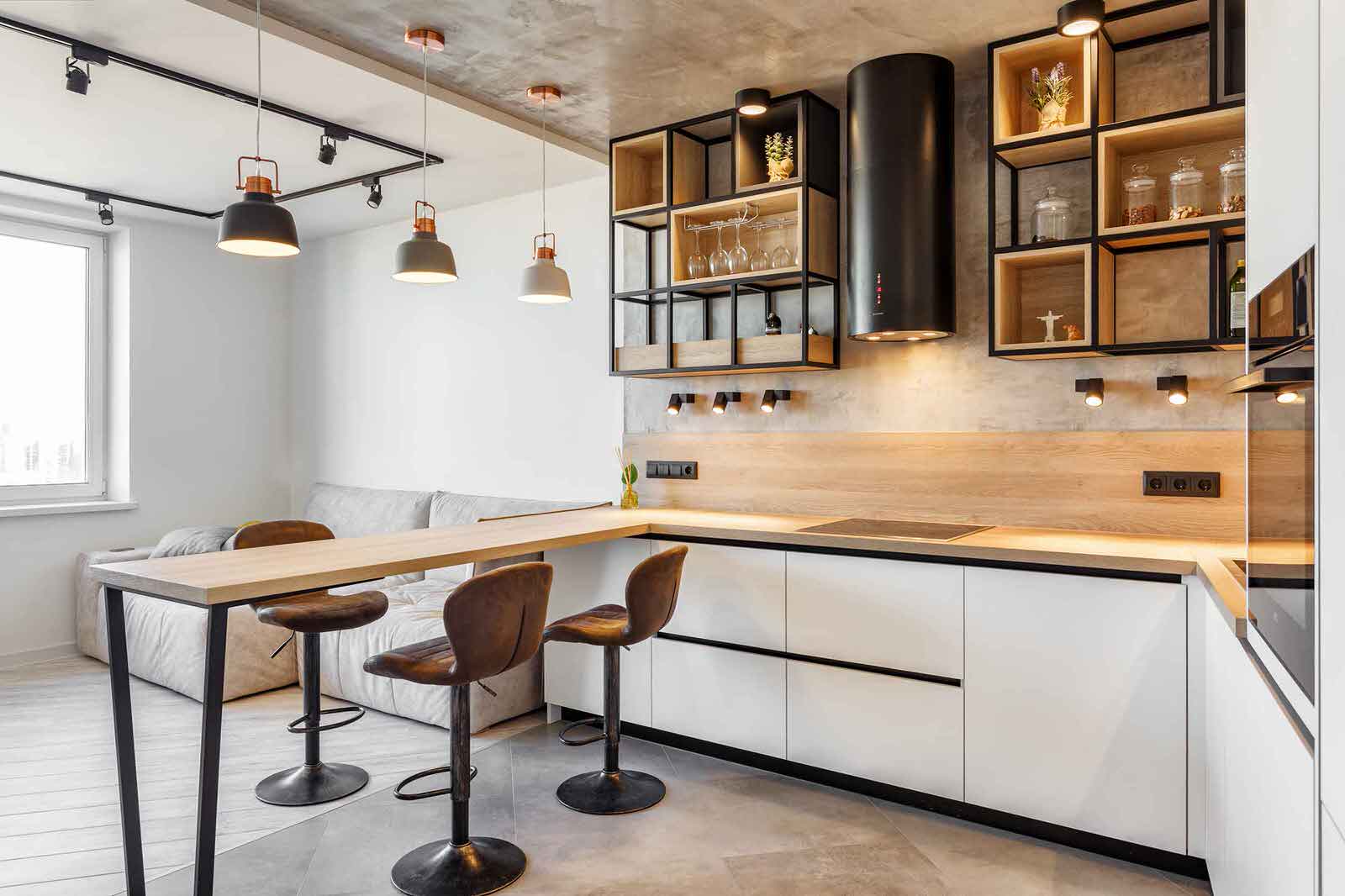 Белая кухня