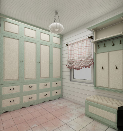 Прихожая в загородном доме