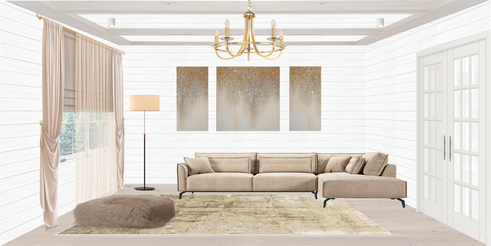 Обложка проекта: Коллаж гостиная