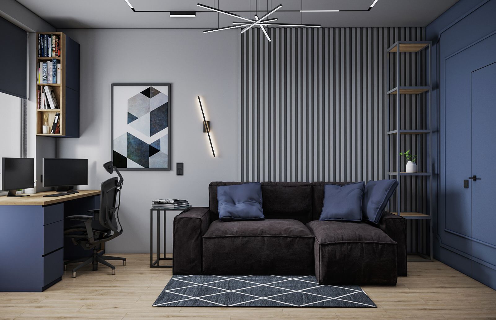 ЖК Дмитриевский! Современный Интерьер Однушки для Парня