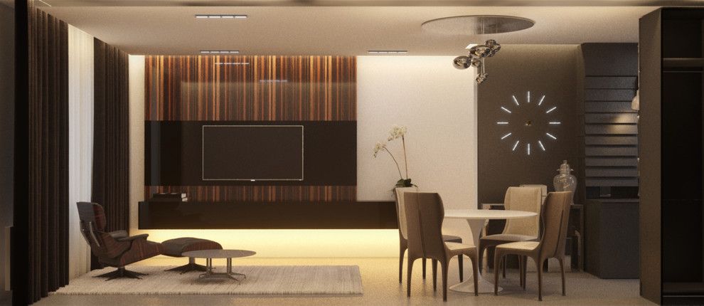 Интерьер квартиры в  ЖК "Дом на Фрунзенской". Санкт-Петербург