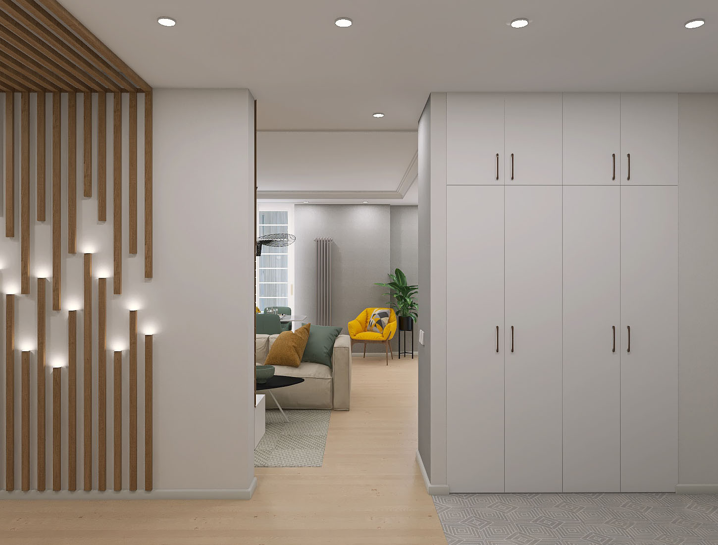 Трехкомнатная квартира ЖК Романтик